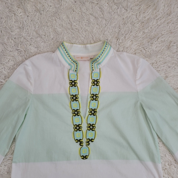 Tory Burch Embroidered Tunic Top - Picture 4 of 9